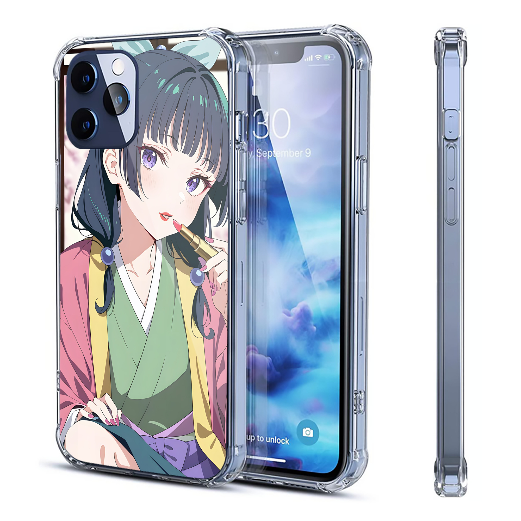 （画像用） 薬屋のひとりごと The Apothecary Diaries 【iPhone 12シリーズ対応】透明スマホケース（クリアソフトケース）